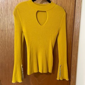 INC flair sleeve lightweight sweater